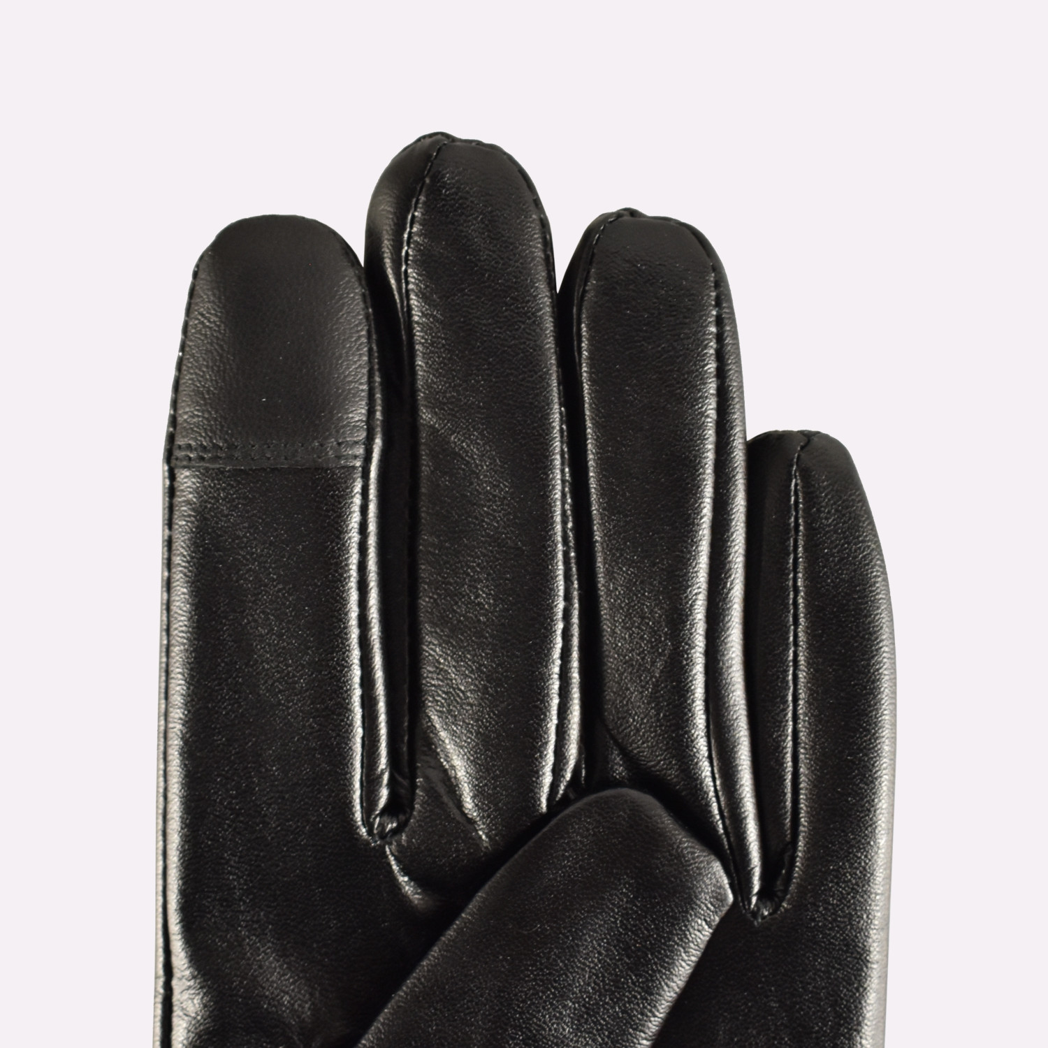 Dámské kožené rukavice P8200 - Semi Line černá 7 1/2