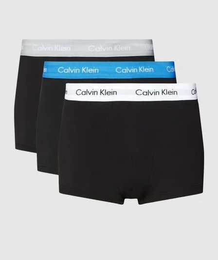 Pánské boxerky 3 pack U2664G CAZ černá - Calvin Klein černá M