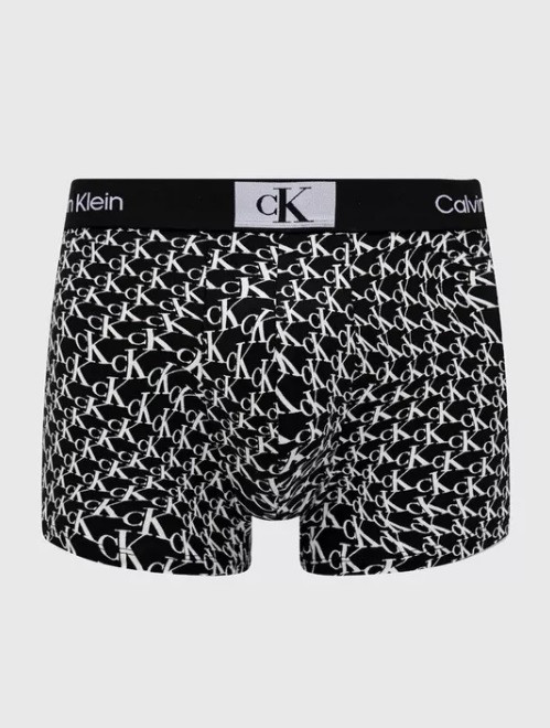 Pánské boxerky NB3403A ACR černá/bílá - Calvin Klein černá/bílá M