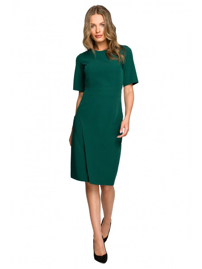 Dámské šaty S317 zelené - Stylove XL