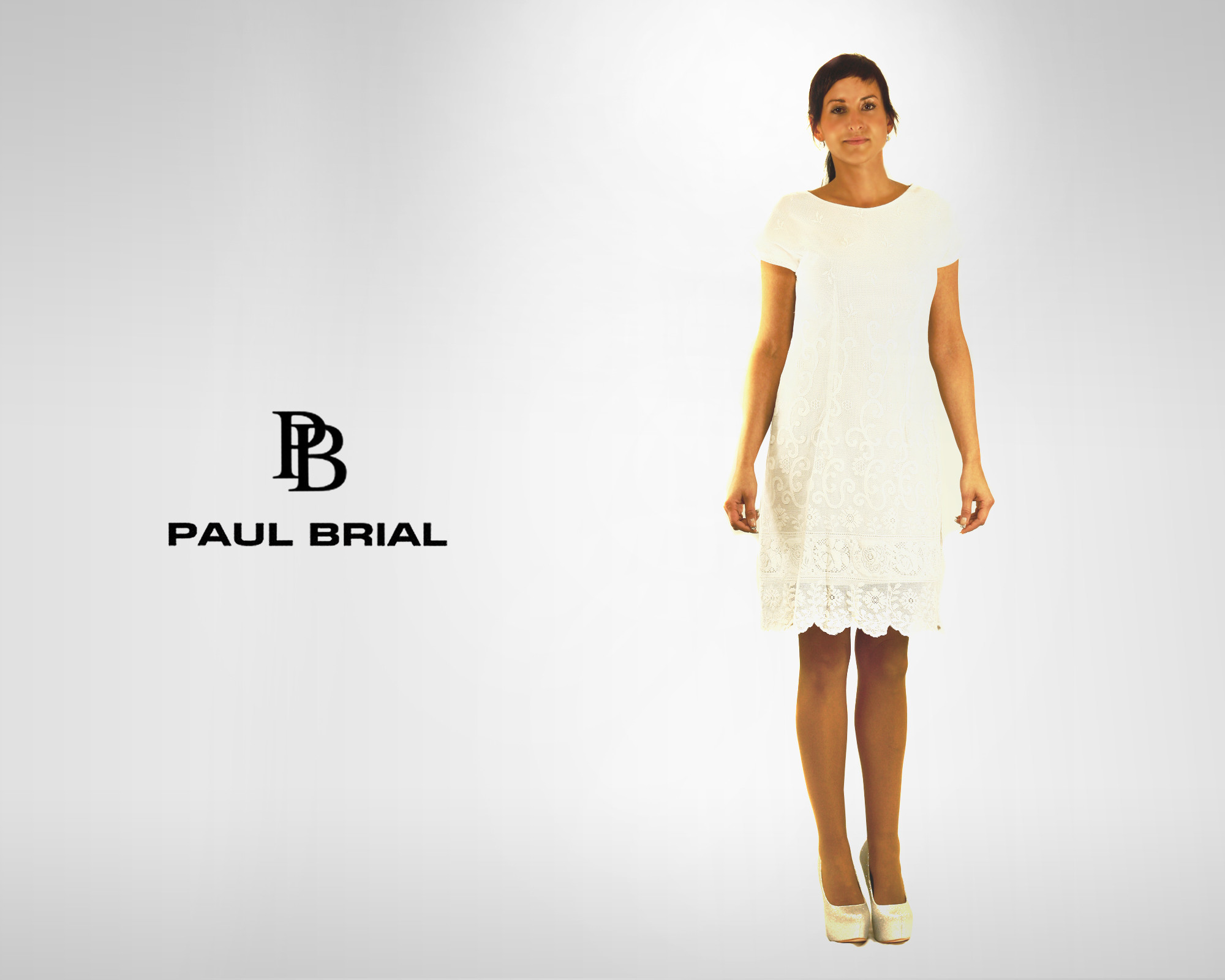 Dámské šaty Touareg - Paul Brial bílá S