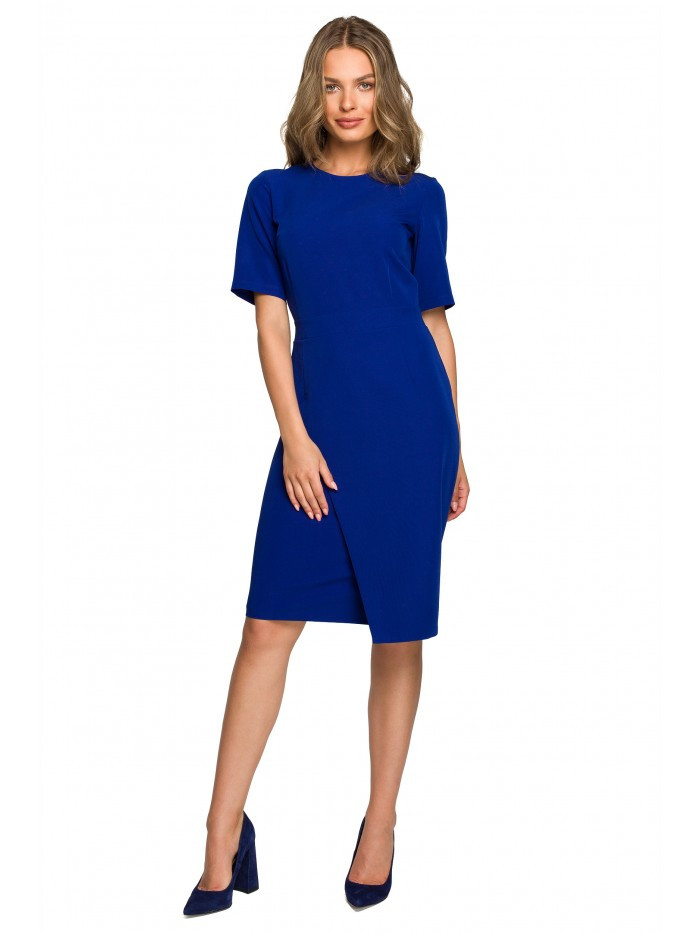 Dámské šaty S317 královská modř - Stylove královská modř XL