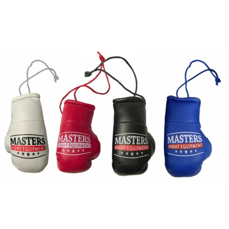Přívěsek na klíče Box rukavice mini 180312-02 Mix barev - Masters černá-potisk one size