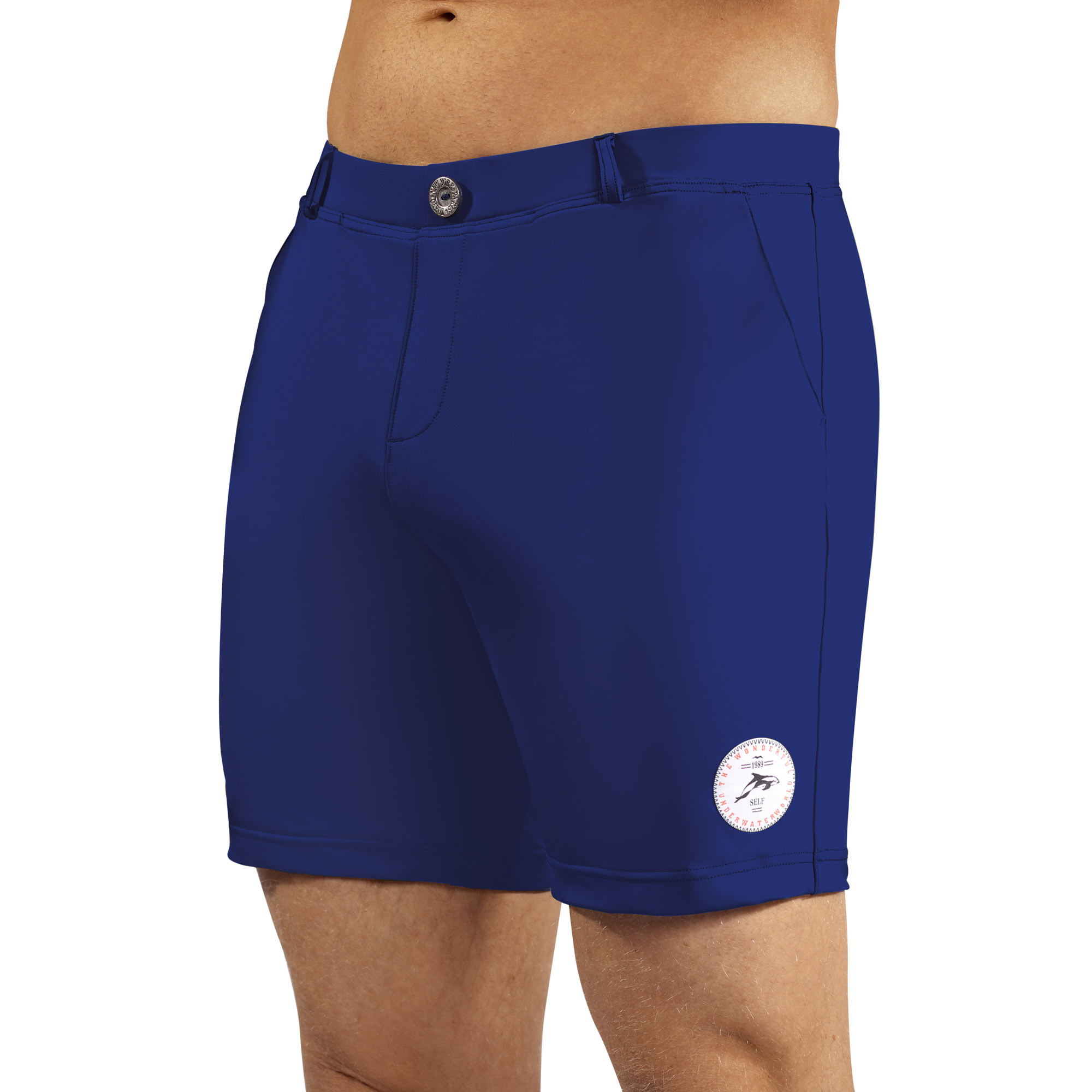 Pánské plavky Swimming shorts comfort13- kr. modré - Self XL