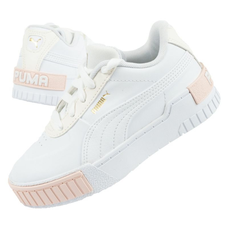 Dětské sportovní boty Cali Jr 374187 03 Bílá s béžovou - Puma bílá 31