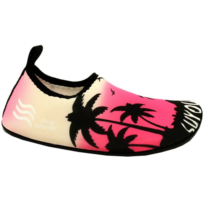 Dětské boty do vody PRO-23-34-106K Růžová s černou - ProWater růžovo-černá 28