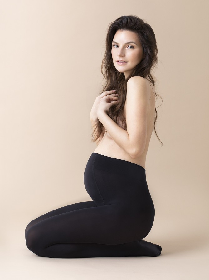 Těhotenské punčochové kalhoty W 5002 Juno Mama 50 den 3-4 - Fiore 3-4