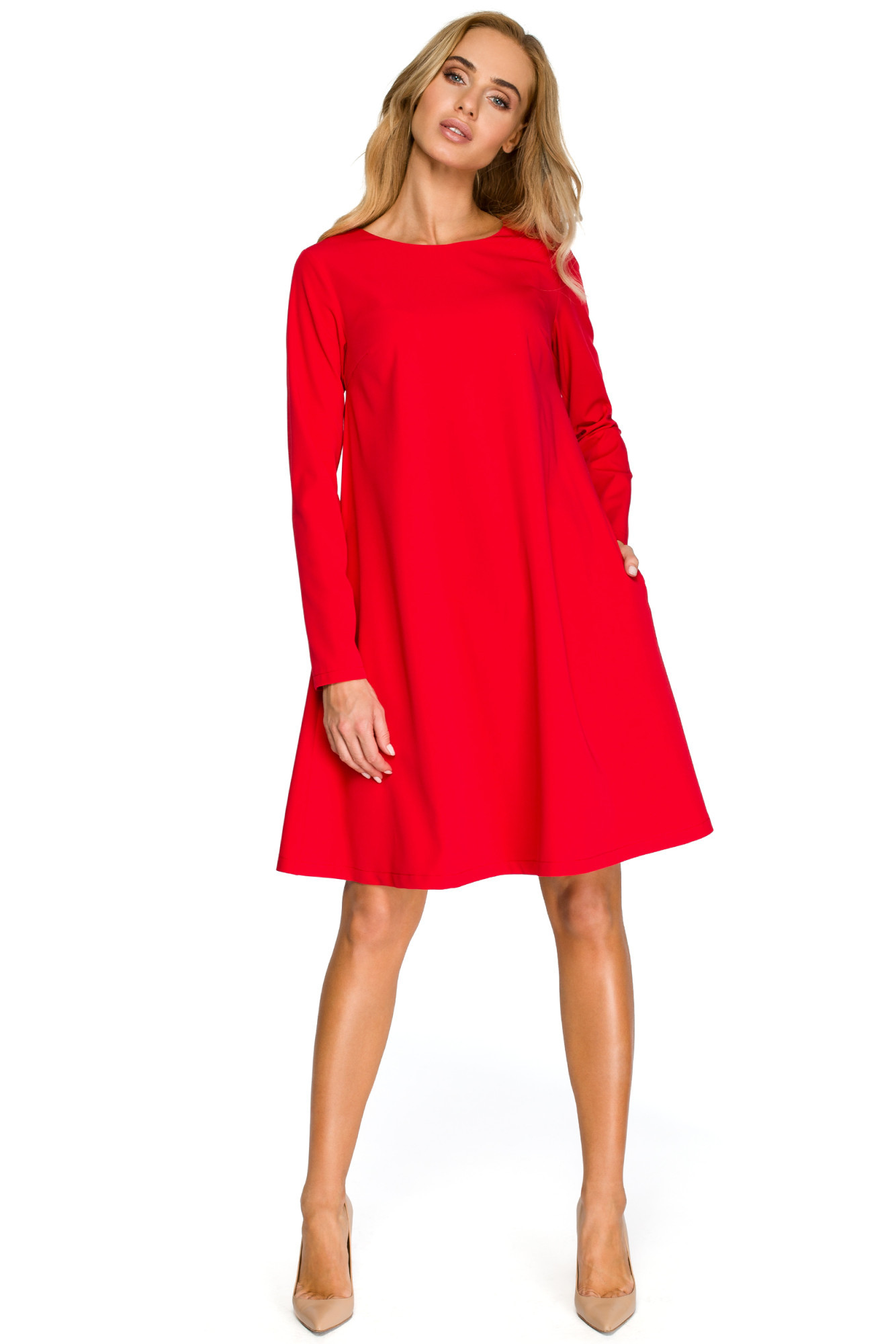 Dámské šaty S137 červené - Stylove S