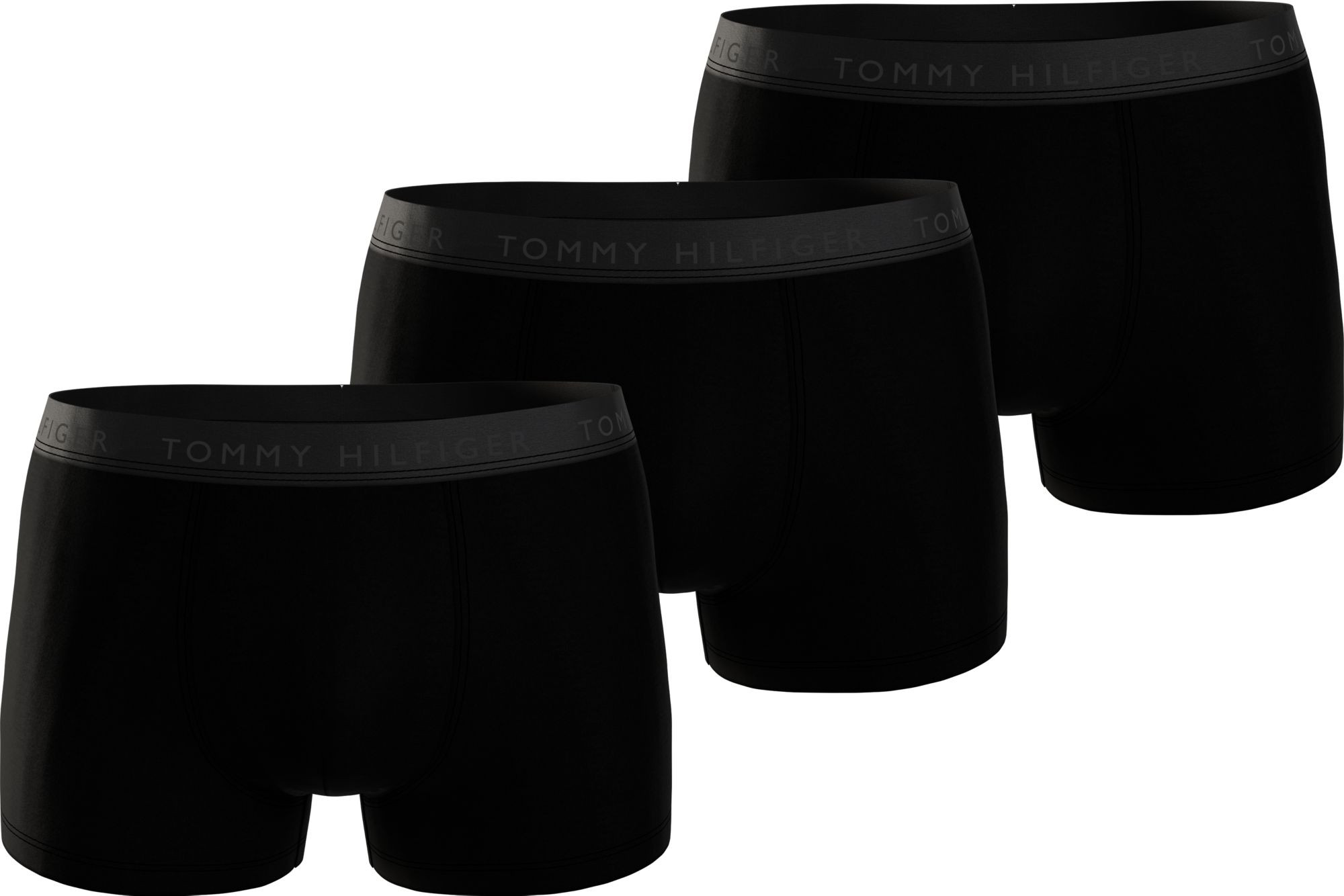 Pánské boxerky 3PACK TRUNK UM0UM02760 0R7 černé - Tommy Hilfiger XL
