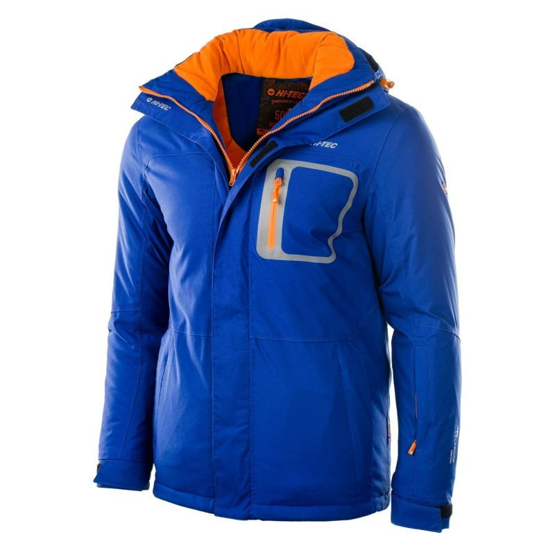 Pánská zimní bunda Bicco Modro-oranžová - Hi-Tec XL