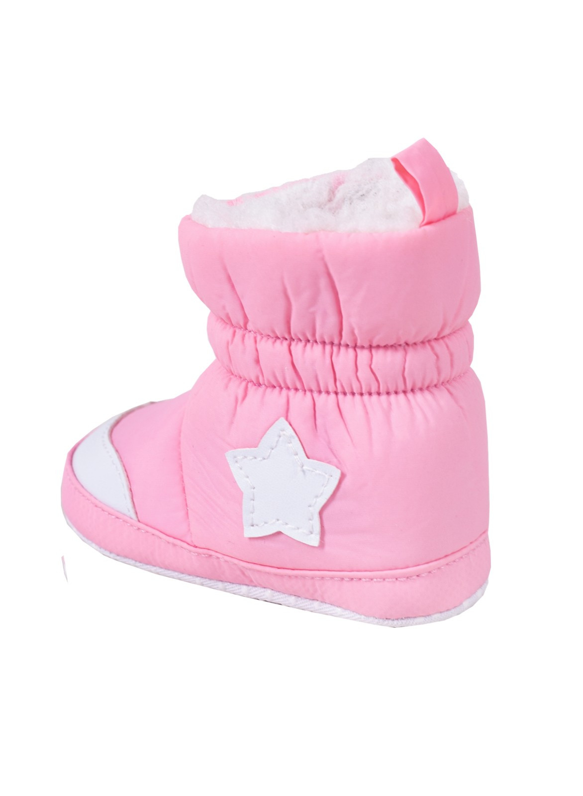 Dětské dívčí zateplené boty OBO-0018G Světle růžová - YO! růžová 0-12m