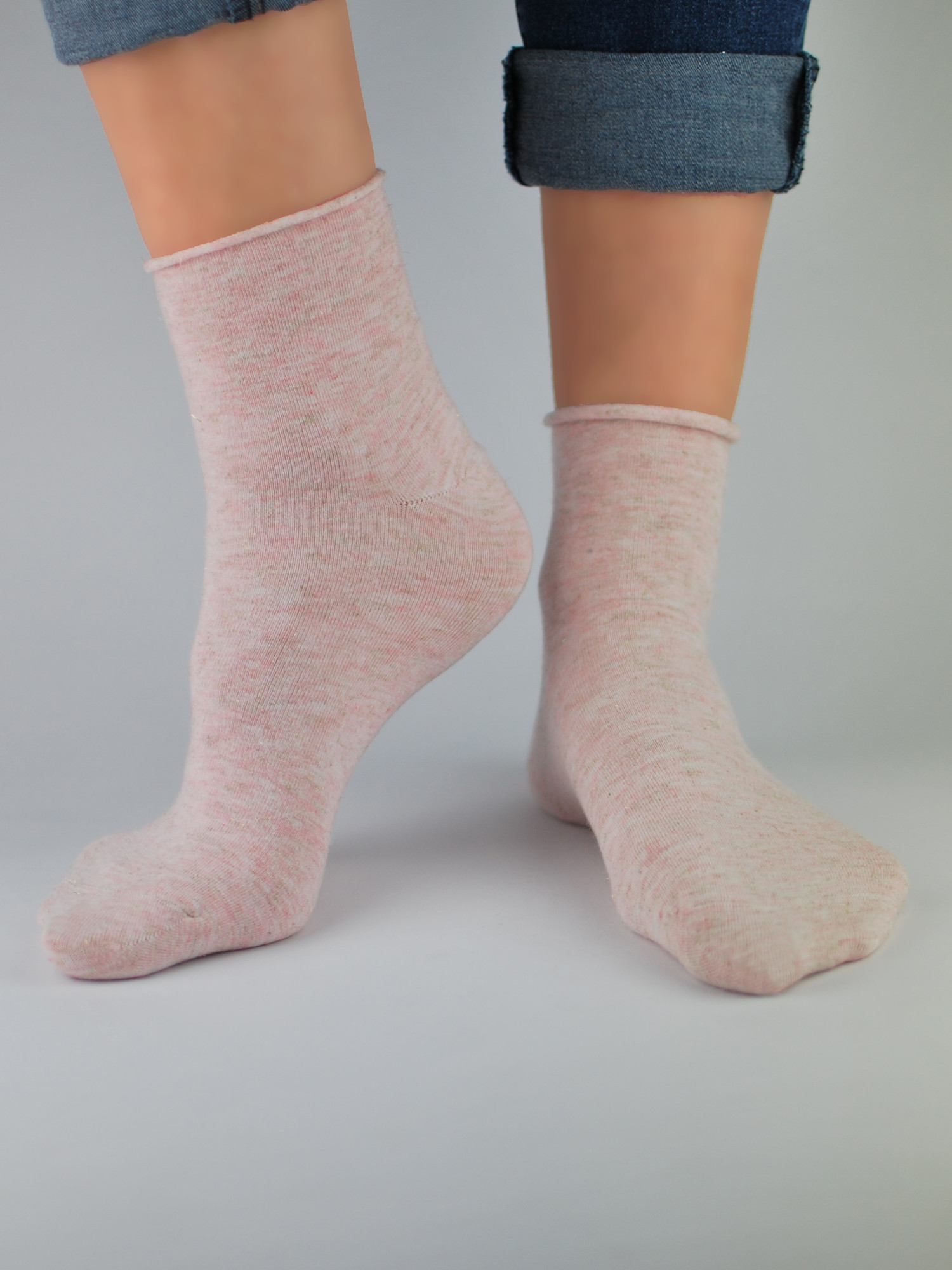 Dámské ponožky SB022-W-01 Pink - NOVITI 39-42