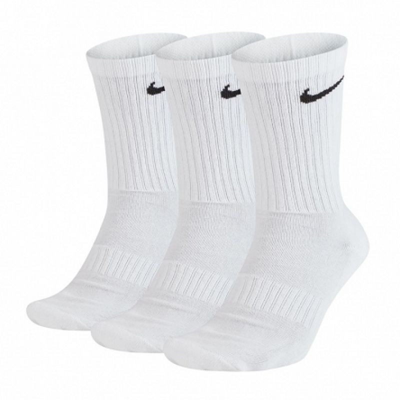 Unisex ponožky Everyday Cushion Crew SX7664-100 bílé - Nike 46-50