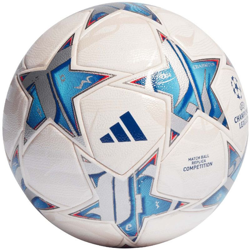 SPORT Fotbalový míč UCL Competition 23/24 IA0940 Bíla s modrou - Adidas bílá/modrá 4