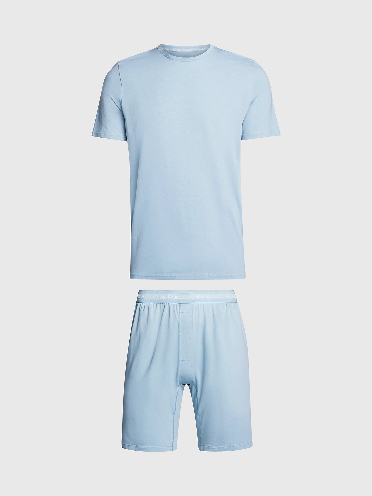 Pánské pyžamo NM2428E CYA modrošedé - Calvin Klein M