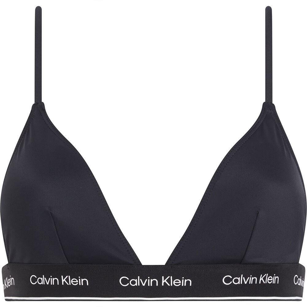 Dámská plavková podprsenka KW0KW02424 BEH černá - Calvin Klein L