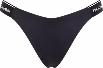 Dámské plavkové kalhotky DELTA BIKINI KW0KW02430 BEH černé - Calvin Klein M
