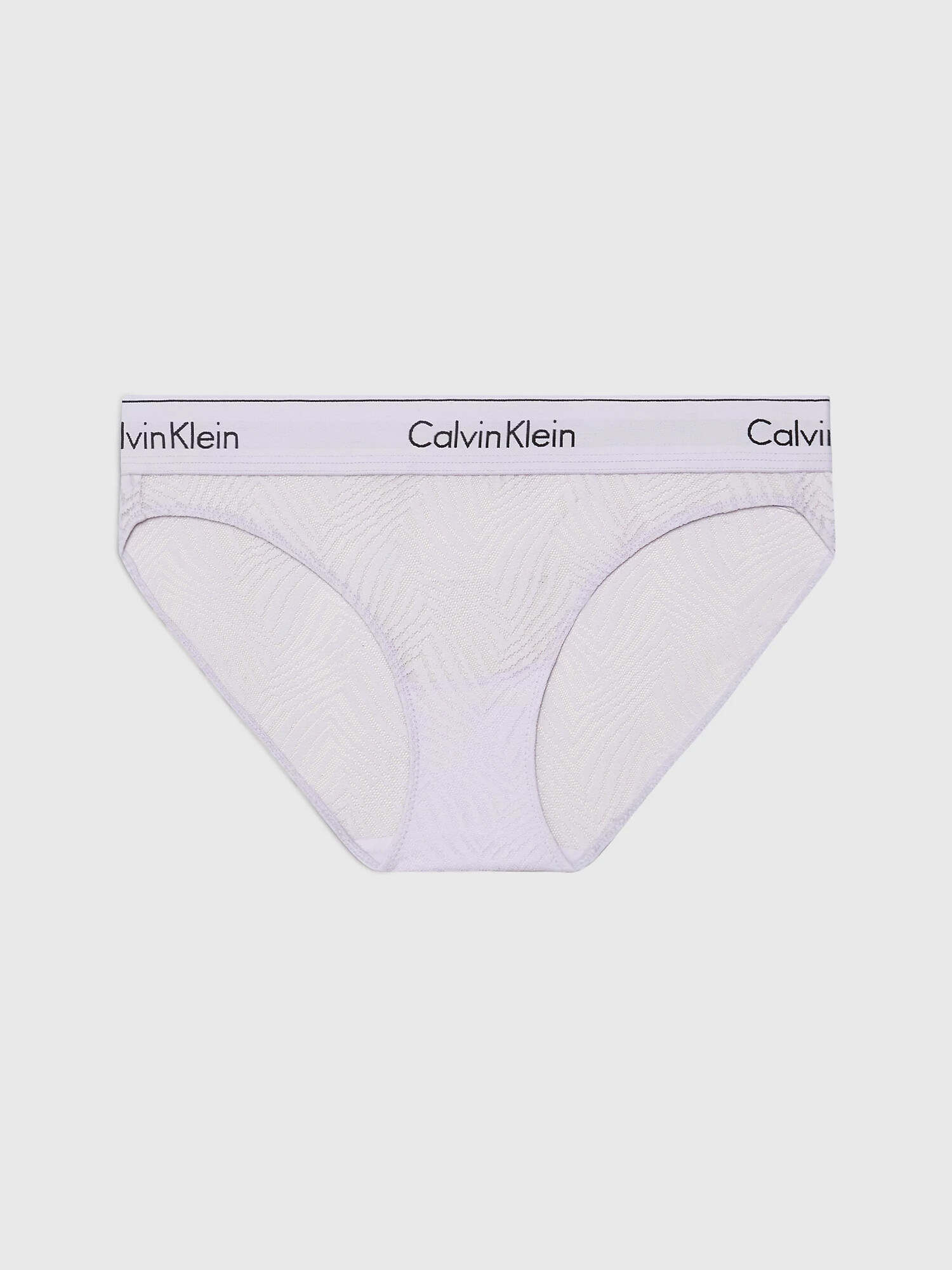 Dámské kalhotky BIKINI 000QF7712E LL0 lila - Calvin Klein L