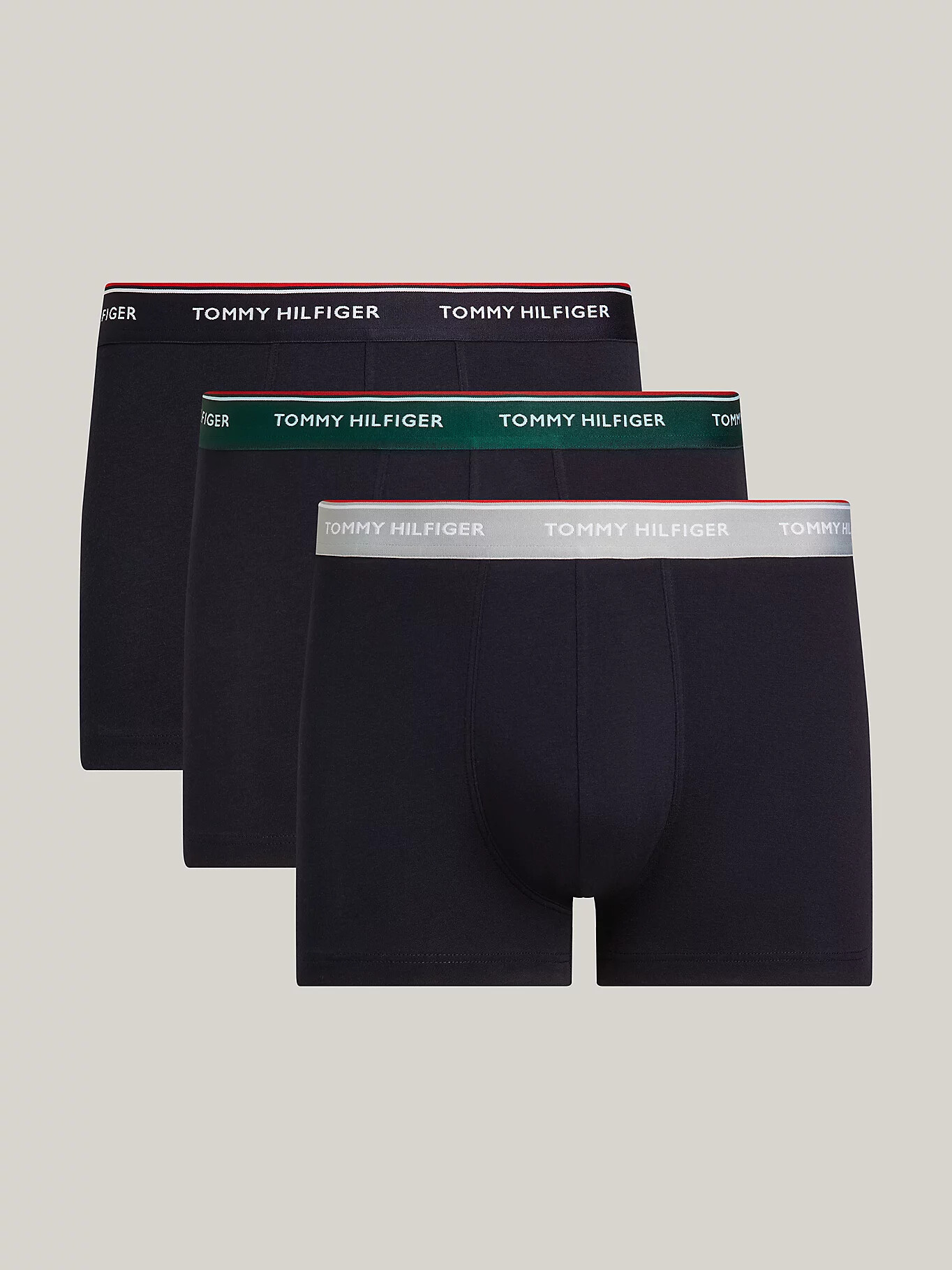 Pánské boxerky 3Pack WB TRUNK UM0UM01642 0XW tm. modré - Tommy Hilfiger XL