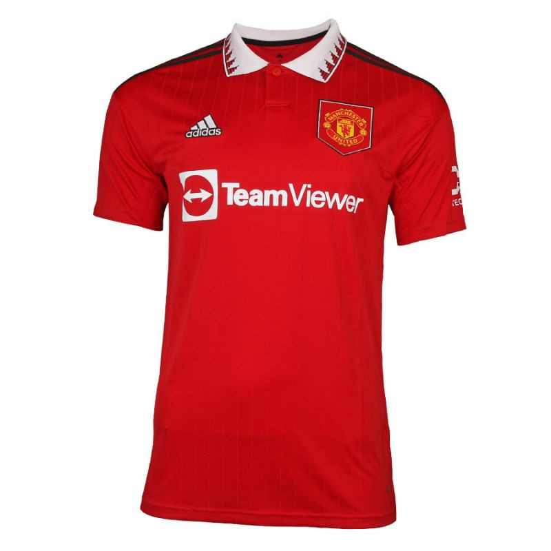 Pánské polo tričko Manchester United H Jsy M H13881 červené - Adidas 2XL
