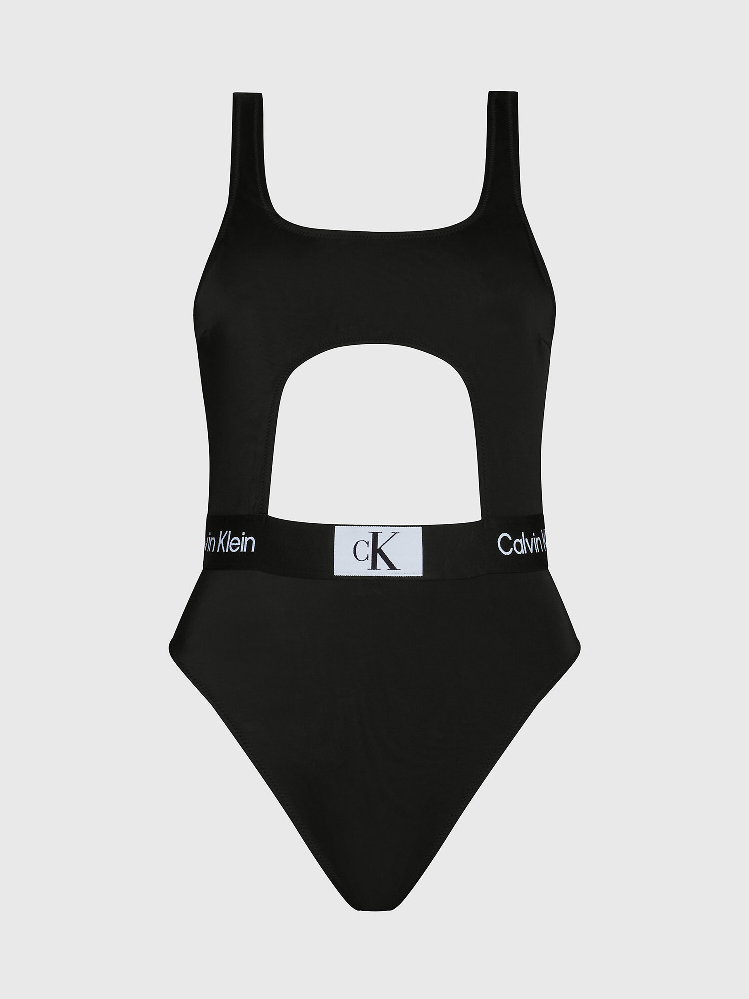 Dámské jednodílné plavky KW0KW02357 BEH černé - Calvin Klein S