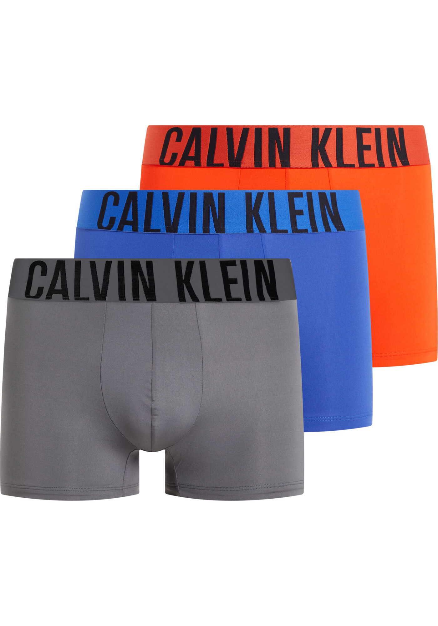 Pánské boxerky 3Pack 000NB3775A MDI vícebarevné- Calvin Klein XL