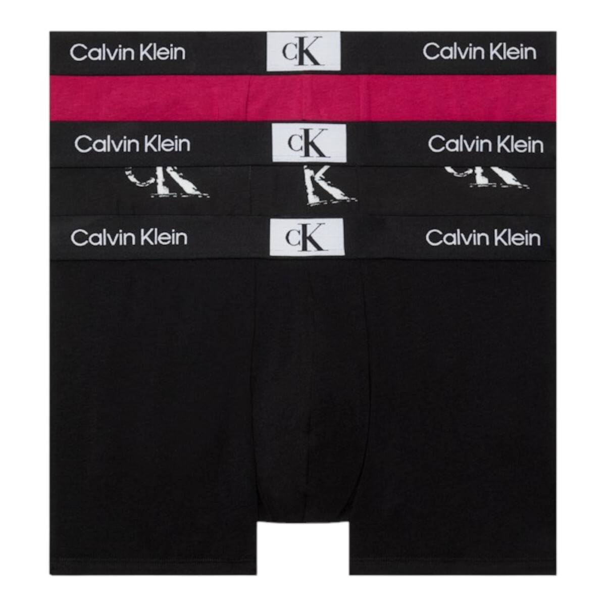 Pánské boxerky 3Pack 000NB3528E MRS vícebarevné - Calvin Klein XL