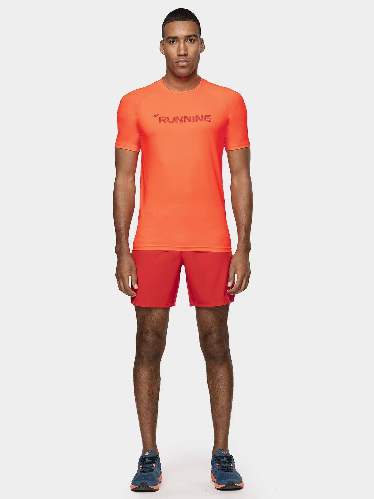 Pánské běžecké tričko D4Z19-TSMF276 70N - 4F neonová oranžová S