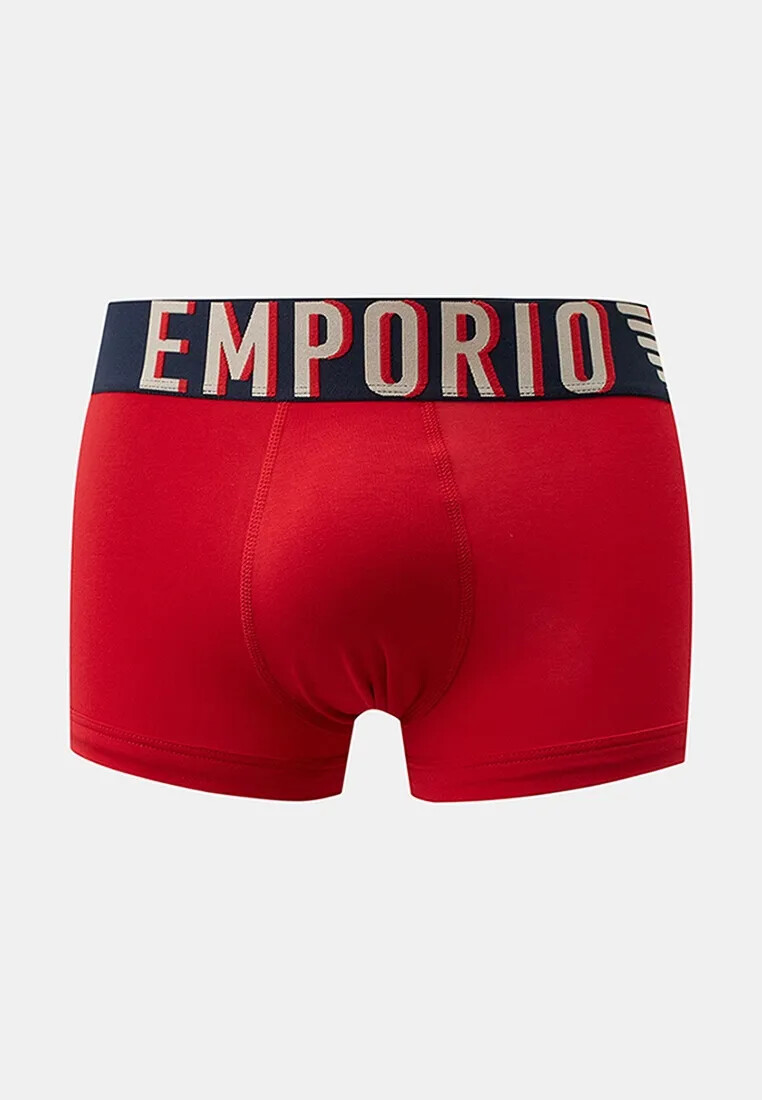 Pánské boxerky 111389 4R516 červené - Emporio Armani S