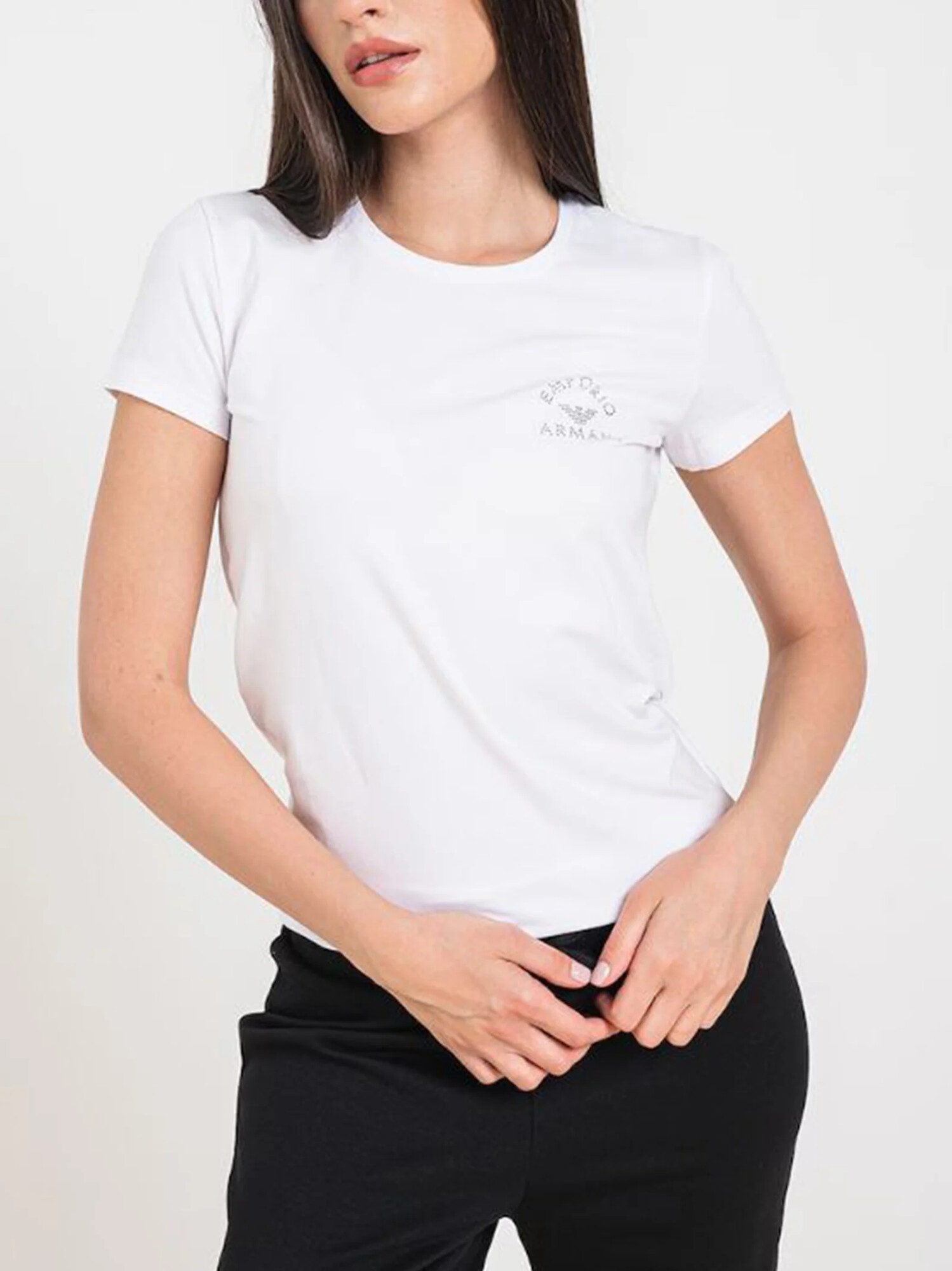 Dámské tričko 163139 4R223 00010 bílé - Emporio Armani L
