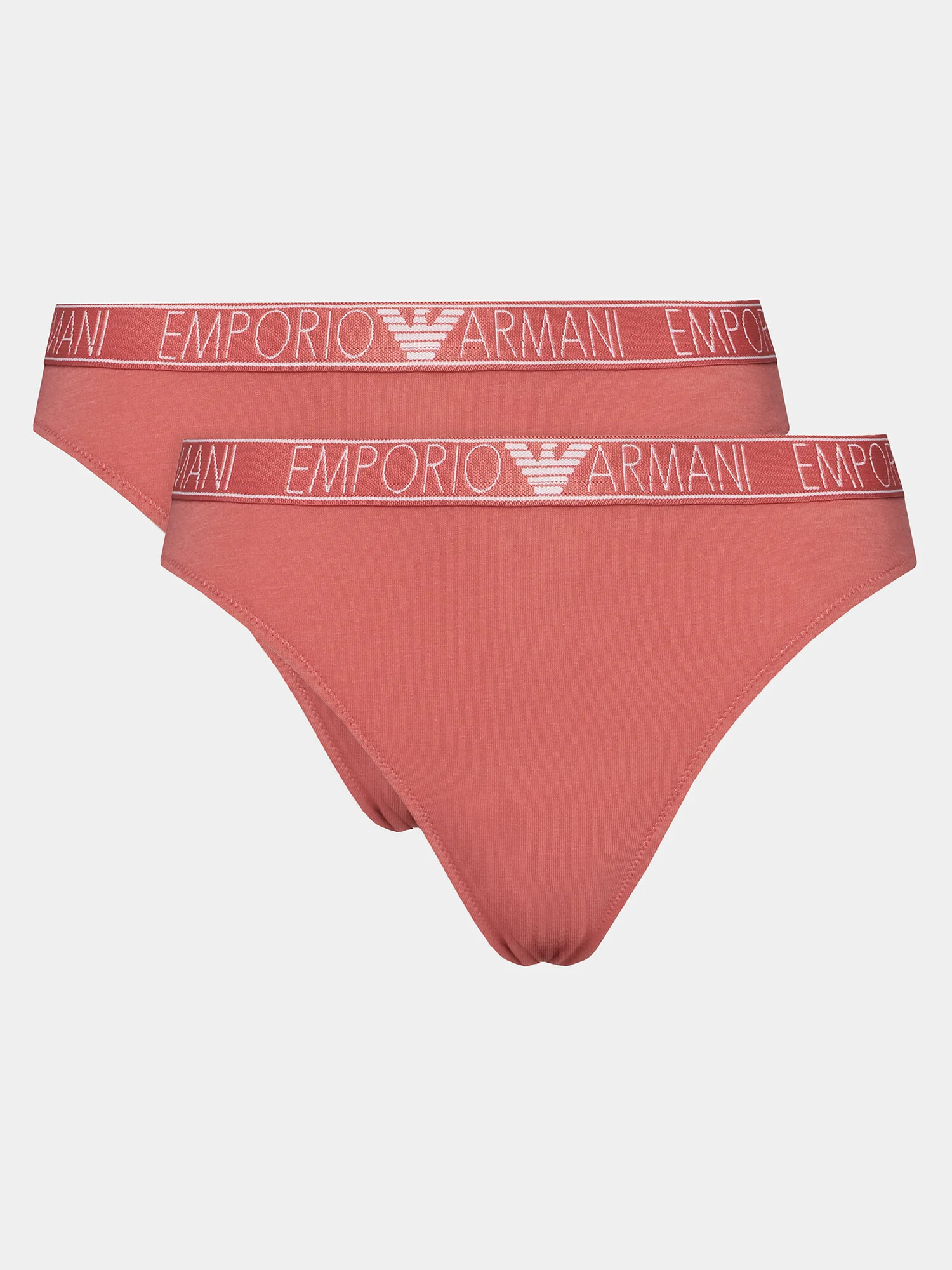 Dámské kalhotky 2Pack 164752 4R223 05373 korálové - Emporio Armani XS