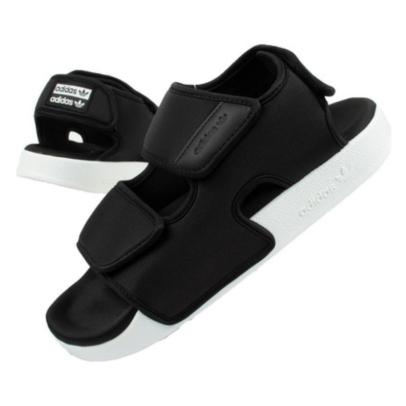 Dámské sandály Adilette EG5025 Černá s bílou - Adidas černá s bílou 38