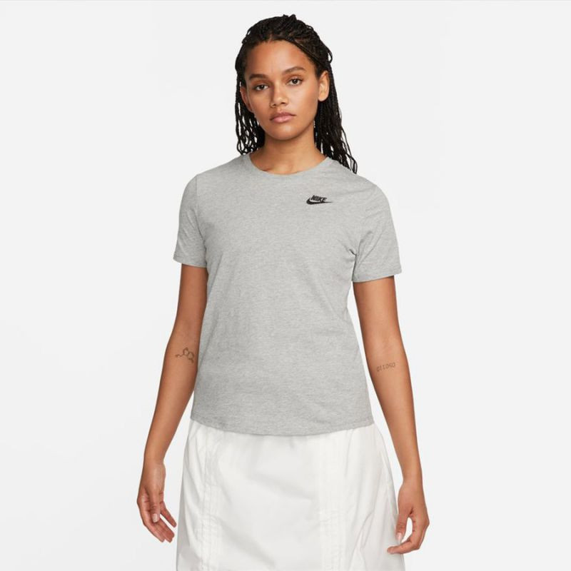 Dámské tričko W DX7902 063 šedé - Nike Sportswear M