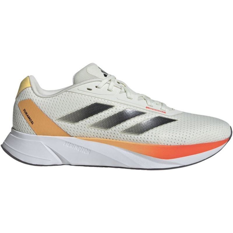 Pánská sport běžecká obuv Duramo SL M IE7966 Bílá s oranžovou - Adidas bílá-oranžová 40 2/3
