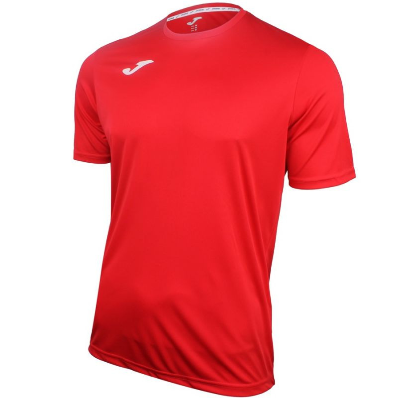 Unisex sport funkční tričko Combi 100052.600 Červená logo - Joma černá s bílou M