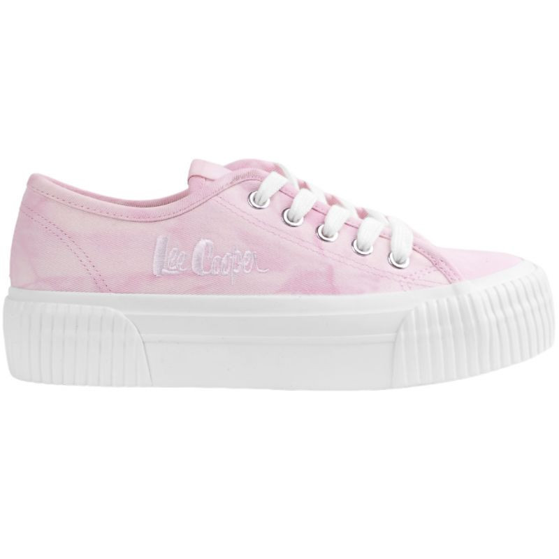 Dámské boty W LCW-23-31-1781LA Světle růžová s bílou - Lee Cooper sv.růžová-bílá 40