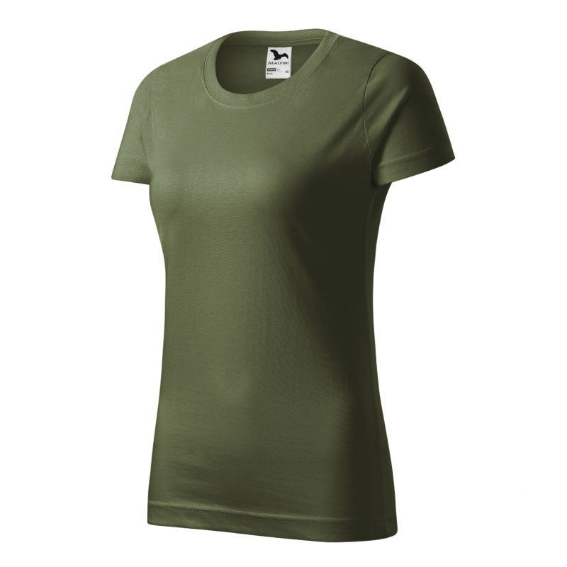 Dámské tričko Basic W MLI-13409 Khaki zelená - Malfini khaki-tm.zelená L