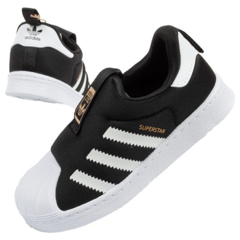 Dětské sportovní boty Superstar Jr S82711Černá s bílou - Adidas černá s bílou 23 1/2