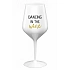 DANCING IN THE WINE - biely nerozbitný pohár na víno 470 ml