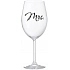 MRS. - čirá sklenice na víno 350 ml