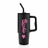 BARBIE - černý cestovní termohrnek 900 ml  