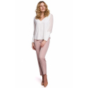 Dámská halenka K066 ecru - Makover