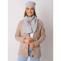 Dámský set čepice a šála KMPL-1 - RUE PARIS