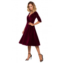 Dámské šaty M645 Maroon -  Moe