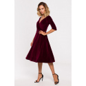 Dámské šaty M645 Maroon -  Moe