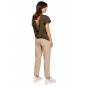 Dámská halenka B224 khaki - Bewear