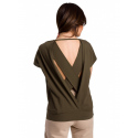 Dámská halenka B224 khaki - Bewear