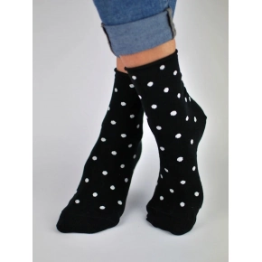 Dámské netlačící ponožky SB015 Puntíky Lurex - Noviti