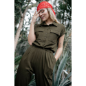 Dámský overal B223 Khaki - BeWear