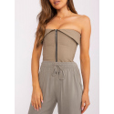 Dámské kalhoty D73760M61869O Khaki - Sublevel